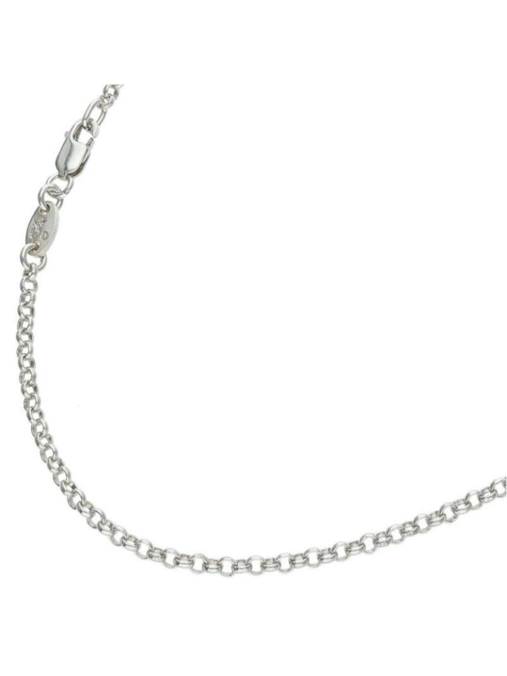 Chrome Hearts Roll Chain Silver Necklace